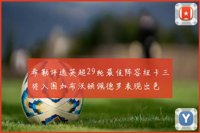 希勒评选英超29轮最佳阵容纽卡三将入围加布沃顿佩德罗表现出色